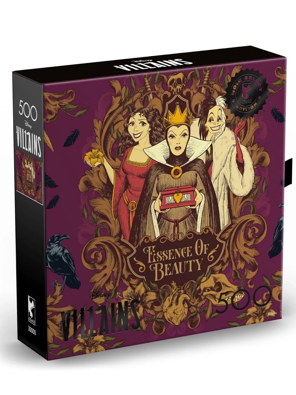 Disney Villains Essence of Beauty Noir Select Edition 500 piece puzzle New